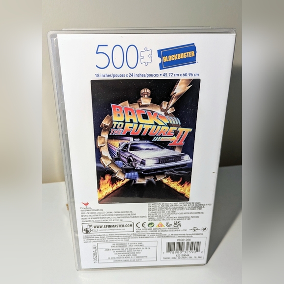 NIB Back To The Future Part II Blockbuster Video Movie 500 Piece Puzzle 18"×24" - Picture 3 of 4
